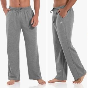 Agnes Urban Men's Jersey Sweatpants with Pockets Gray, Size S New